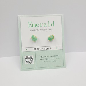 Pendientes de Plata S925 con Diseño de Cristal Natural <span class=keywords><strong>en</strong></span> <span class=keywords><strong>Bruto</strong></span> Incrustado, Pendientes con Tarjeta de Piedras Preciosas, Joyería Encantadora - Product Image 6