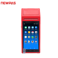 Newpas Android 8 1 Handheld Industrial PDA Barcode Scanner Portable Android Mobile Pos Smartphone Wifi Imprimante thermique intégrée
