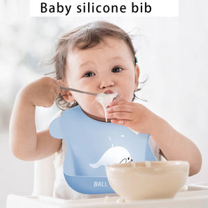 مرايا أطفال سيليكون مقاومة للماء خالية من بيسفين قابلة للتعديل للأطفال الصغار سهلة التنظيف لطيفة زر نمط الطباعة - Product Image 2