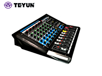 Console de mixage audio numérique professionnelle 6 canaux TEYUN E6, équipement de scène