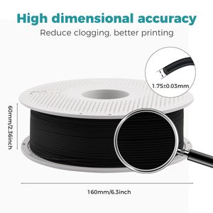 Filamento para Impresora 3D FDM de Bambú PLA-CF 14200 Rojo Borgoña con Carbono, 1.75mm, 1kg, Bobina RFID, Compatible con AMS y AMS Lite, Brillante, Venta al por Mayor - Product Image 6