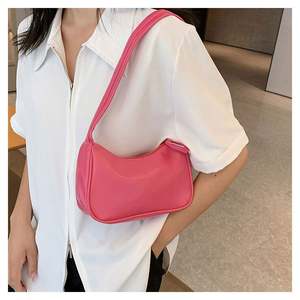 I-0346 Hot Selling <b>Bags</b> Pu Leather Underarm Hand <b>Bags</b> Purse Ins <b>Small</b> <b>Shoulder</b> <b>Bag</b> Ladies Zipper Handbags - Product Image 5