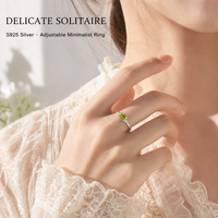 Bague de fiançailles tendance en argent sterling S925, forme baguette, pour femme, avec pierre de topaze naturelle, plaqué rhodium, décoration artisanale