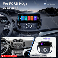 Écran Android 12,3 pouces pour FORD Kuga 2013-2017 avec CarPlay sans fil d'usine, autoradio Android, kits de panneaux de tableau de bord universels