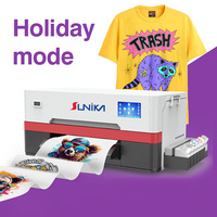 Printer DTF 12 inci Murah 30cm A3 Tinta Pigment untuk Usaha Kecil Sampel Gratis Film PET untuk Kaos