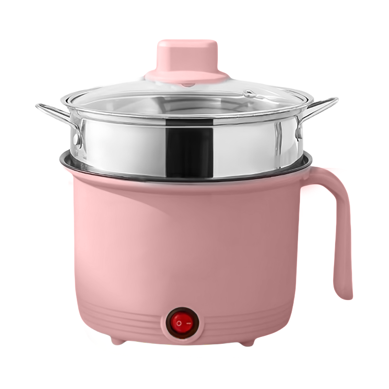 Pink-SS Steamer(Non-stick/Stainless steel  inner pot)