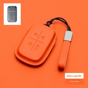 เคสกุญแจ Chery ICAR V27 รุ่นปี 2024- รุ่น 03 พร้อมรีโมทคอนโทรลแบบใช้กุญแจจริง  วัสดุหนัง ป้องกันรอยขีดข่วน - Product Image 6