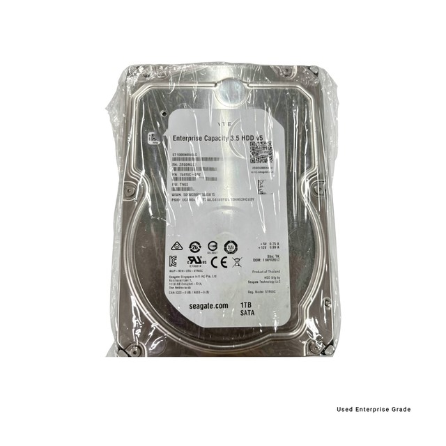 Original Used Tested Internal Server 1TB 3.5" SATA 6Gb/s 7.2K Enterprise HDD ST1000NM0055