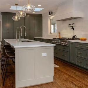 Armoire de rangement multifonctionnelle en bois massif sur mesure, murale, intégrée à la cuisine, armoire à vin, meubles de salle à manger - Product Image 1