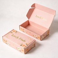Boîtes d'emballage Pr Box, boîtes d'expédition personnalisées, boîtes en carton rose, boîtes d'emballage pour cosmétiques, boîtes d'emballage pour soins de la peau