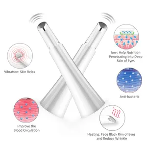 wireless 6300 RPM vibration lifting eyes lip reduce wrinkles three temperature 98 to 107.6 skincare beauty wand massage