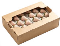 Boîte à fruits en carton ondulé sur mesure, taille non standard, prototype, échantillon rapide, carton en papier kraft de qualité alimentaire
