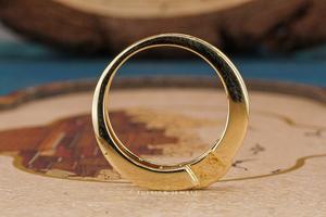 Emerald Tension Setting <b>Ring</b> Elegant Modern Design With Brilliant Gemstone <b>For</b> Women And <b>Men</b> Special Occasions And Everyday Wear - Product Image 5