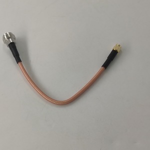 ชุดสายเชื่อมต่อแบบโคแอกเชียล RF พร้อมขั้วต่อแบบ Crimp สำหรับเสาอากาศ ขั้วต่อ SMA ตัวผู้ แบบ Crimp  และขั้วต่อแบบ Crimp สำหรับ Vers N ตัวเมีย  สาย RG142 - Product Image 1