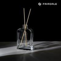 Bouteille diffuseur de parfum en verre sérigraphié de 180 ml/200 ml, de qualité supérieure, pour la décoration intérieure