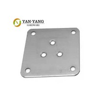 Yanyang vente canapé Table jambe montage plaque métallique Base pour pied de meuble