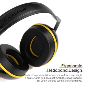 थोक c05 शोर कमी सुरक्षात्मक वयस्क निष्क्रिय काले इयरमफ कान के रक्षक - Product Image 4