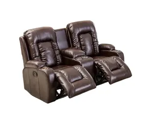 Comodo reclinabile per Home theater in stile americano, divano reclinabile per cinema elettrico in pelle di alta qualità VIP