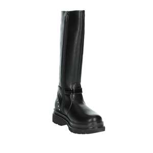 Bottes hautes Asso noires taille 30 avec détail boucle pour filles - Product Image 5