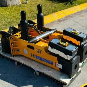 SOOSAN SB 43 Box Type <b>Hydraulic</b> <b>Breaker</b> for 6-9 Tons Mini Excavators Backhoe Loader Skid Steer Loader Engine Motor 1 Year - Product Image 1