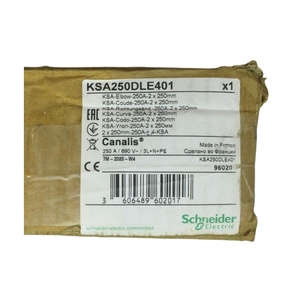 สินค้าใหม่และของแท้จากแบรนด์ Sc Hneider รุ่น KSA250DLE401 รางบัสบาร์แบบโค้ง 250 แอมป์ รุ่น KSA250 อลูมิเนียม KSA250DLE401 จัดส่งรวดเร็ว - Product Image 1