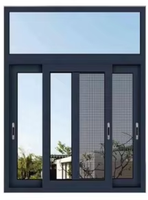 Ventanas y Puertas Corredizas de Aluminio para Villa con Pantalla de Persiana Horizontal de Doble Vidrio Resistente a Huracanes