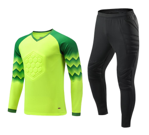 Personalizar el logotipo de secado rápido transpirable portero uniforme fútbol Jersey portero para adultos y niños - Product Image 4