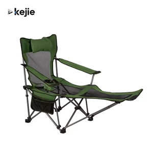 كرسي استرخاء محمول قابل للطي من قماش عصري للاستخدام الخارجي من كيجي - Product Image 1