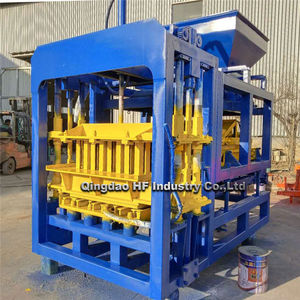 Machines pour matériaux de construction Machine à briques QT4-16 automatique pour la fabrication de blocs béton à interverrouillage - Product Image 1