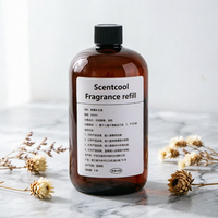 Vente en gros usine – Liquide de recharge d'aromathérapie 500 ml, diffuseur de parfum d'intérieur longue durée au bois de santal pour maison