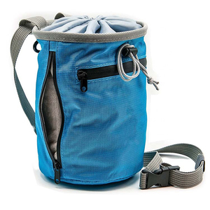 Sac à craie pour l'escalade et le bouldering avec ceinture à clip rapide et 2 grandes poches zippées - Product Image 1