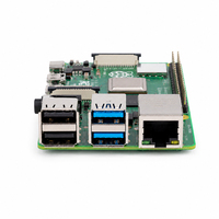 Carte de développement Raspberry Pi 4 Modèle B SBC, processeur BCM2711, WiFi intégré, Bluetooth, Gigabit Ethernet