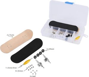 Mini Fingerboard Personalizado al por Mayor, Decoración de Mesa, Mini Fingerboard de Madera, Juguetes de Dedos, Finger Skateboards - Product Image 4