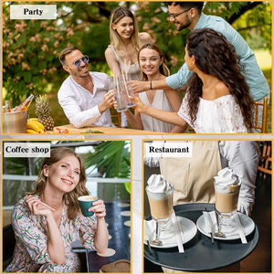 Agitadores de cóctel de madera de abedul grueso Natural 5,5 envueltos individualmente biodegradables de 100% pulgadas Premium - Product Image 5