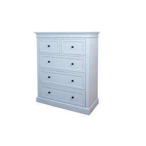 Gabinete Tallboy de madera maciza AMANDA para muebles para el hogar, muebles de dormitorio listos para ensamblar, ahorro de espacio de Vietnam para sala de estar - Product Image 1