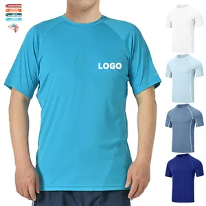 T-shirt a sublimazione nuova moda 100% poliestere Spandex 200g Quick Dry Logos