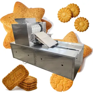 Automatische Mini Koekjeskoekje Depositor Machine Industriële Roterende Koekjeskoekjes Maken Machine Voor Leverancier
