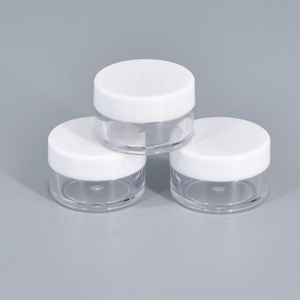 <strong>Small</strong> Round Shape Lip Mask Balm Cans Skincare <strong>Container</strong> 5g Mini <strong>clear</strong> PS Plastic Transparent Jars Cosmetic Sample Eye Cream Jar - Product Image 4