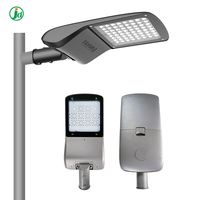 Lampadaire LED extérieur haute luminosité AC, étanche IP66, haute efficacité, avec détecteur de mouvement, couvercle en verre et contrôle par cellule photoélectrique et minuterie