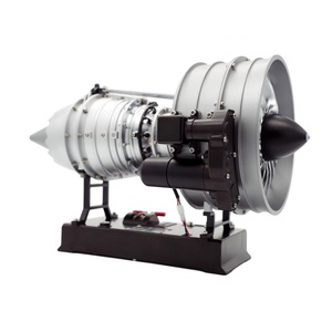 Tốt hơn sáng tạo mô phỏng cao Hợp kim kim loại máy bay dân dụng mô hình động cơ trang trí bàn - Product Image 3