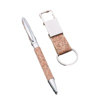 Ensemble cadeau personnalisé écologique pour le Nouvel An, fournitures de bureau, cadeau d'événement pour les partenaires avec carnet, stylo, porte-clés