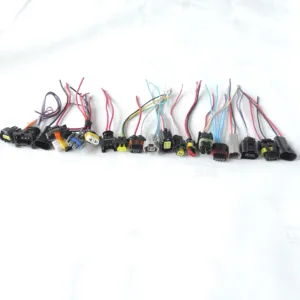 Customizable car 2 3 4 5 6 7 8 9 10 pin auto male female connector automotive wire harness