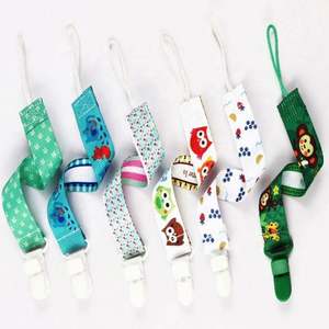 Support de sucette en polyester à motif animalier par sublimation, avec attaches pour la dentition des bébés, vente en gros - Product Image 5