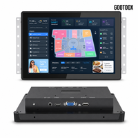 Monitor de pantalla táctil capacitiva empotrada de 7/10.1/13.3/15.6/21.5 pulgadas OEM ODM para quiosco de venta de entradas