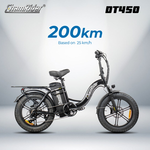 Vélo électrique pliable Chamrider DT450 20 pouces 48V 50AH Fatbike, vélo de livraison électrique, vélo cargo électrique à pneus larges, E-bike - Product Image 3