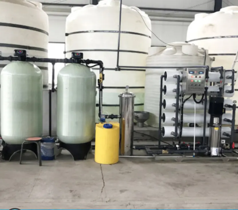5000 L/H 5 T/H FRP ro Wasseranlage RO Maschinen Umkehrosmose 50 75 100Gpd Wasser aufbereitung