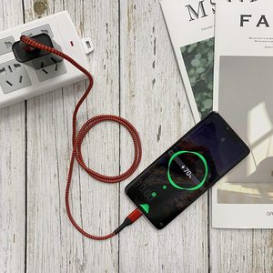 2.4A USB sạc cáp nhanh Nylon Micro Cáp dữ liệu cho <span class=keywords><strong>Samsung</strong></span> Android sạc nhanh loại A cho máy tính sử dụng - Product Image 6