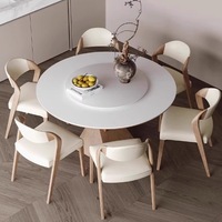Chaises de salle à manger modernes avec accoudoirs, structure en bois massif, design gain de place pour petite salle à manger et bureau, usage quotidien