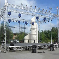 Soporte de Elevación Plegable Portátil de Hierro para Exteriores con Manivela, 6M, para Altavoces Line Array, Capacidad de Carga 1000kg