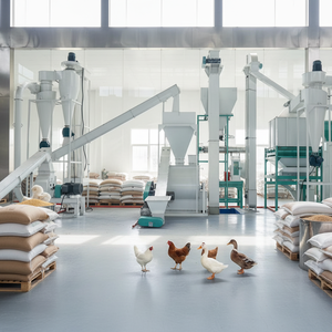 High-yield, High-quality, Complete Animal Feed Production Line For Poultry, Cattle, And Chicken Feed Pellets